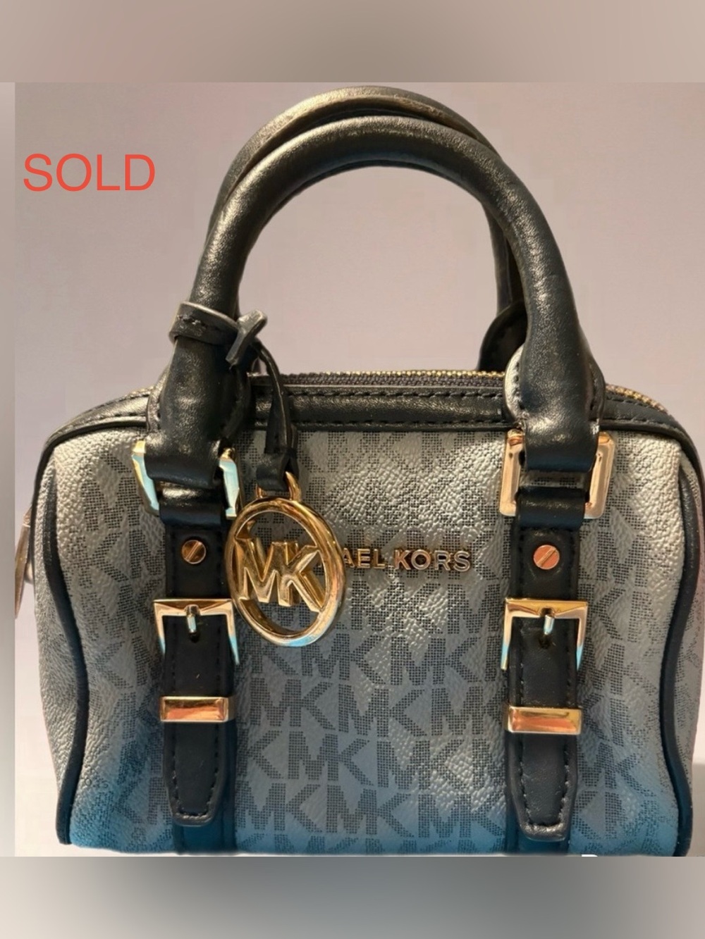 Michael Kors Bedford Legacy Small Logo Duffle Crossbody Bag